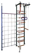 Вертикаль (ГранВиС) ДСК Вертикаль-1.1+, Г-образный с дополнительной стойкой и канатной сеткой, широкие перекладины (высота потолка от 2,5 до 2,95 метров)