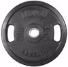 Iron King Диск обрезиненный чёрный Евроклассик 20 кг (51 мм), с хватами